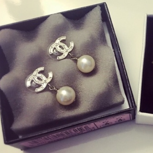 CHANEL Jewelry - Authentic CHANEL pearl earrings